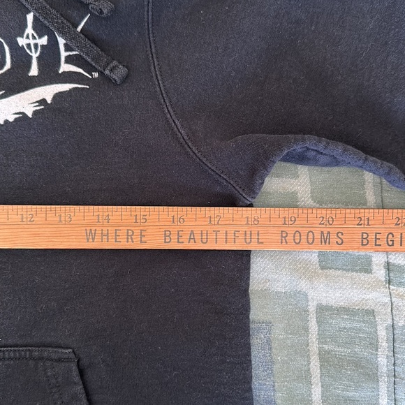 Men’s Deathnote Ryuks Shadow Long sleeve Hoodie Sweatshirt sz S - Picture 5 of 6